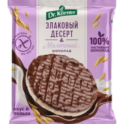 Cereal dessert with milk chocolate, rice, 17 g.