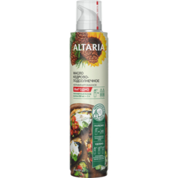 Altaria კედრის კაკლის და მზესუმზირის ზეთი.
