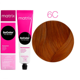 Matrix SoColor - წინასწარ შეკრული კრემი თმის საღებავი 6C (90 მლ)